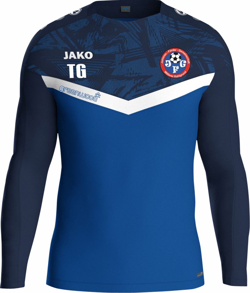 Sweatshirt Iconic JFG MITTLERER KAHLGRUND royal/marine