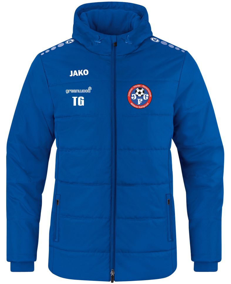 Coachjacke Team JFG MITTLERER KAHLGRUND royalblau