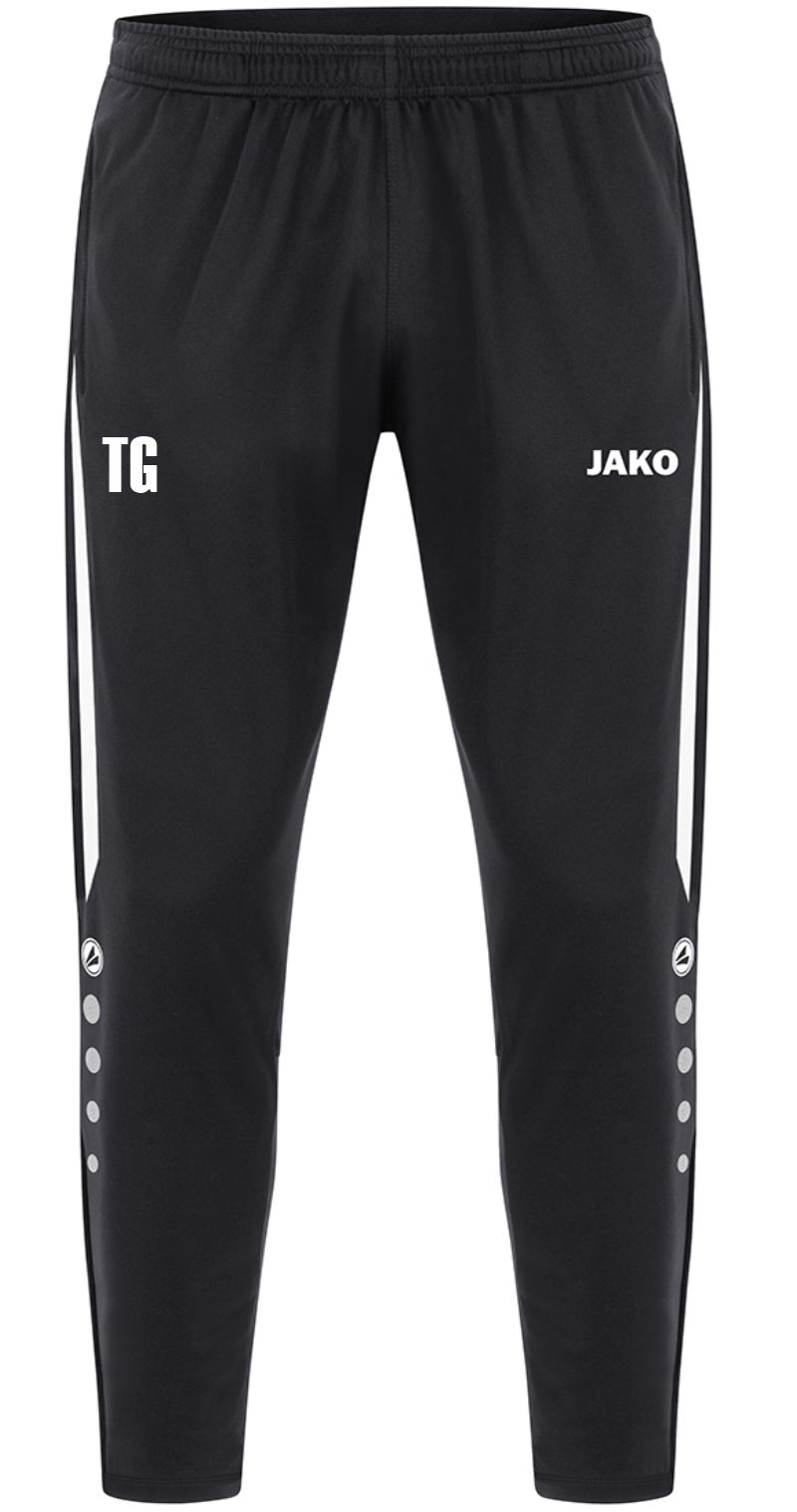 Polyesterhose Power JSG Freigericht schwarz-weiß