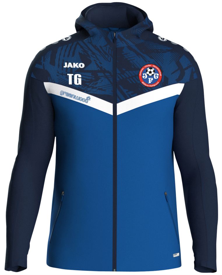 Kapuzenjacke Iconic JFG MITTLERER KAHLGRUND royal/marine