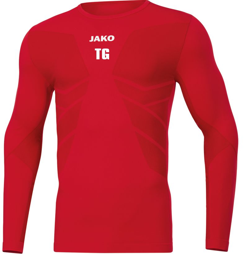Longsleeve Comfort Kinder 1.FC Mömbris sportrot