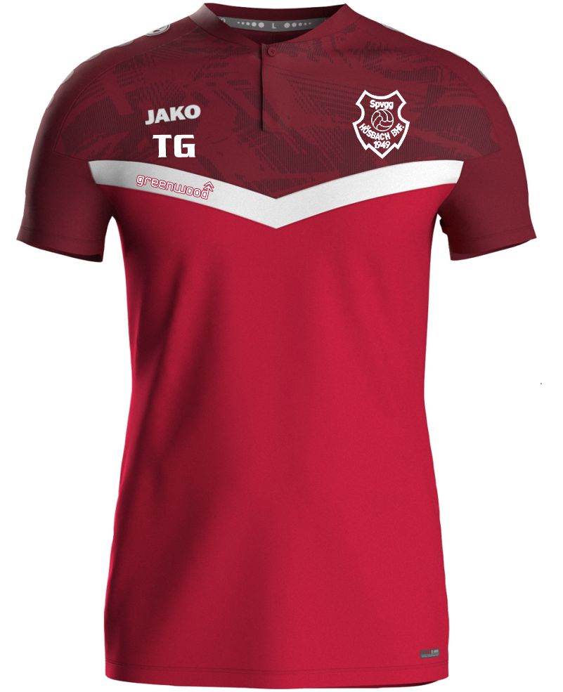Bahnhöfer Poloshirt Iconic rot/weinrot