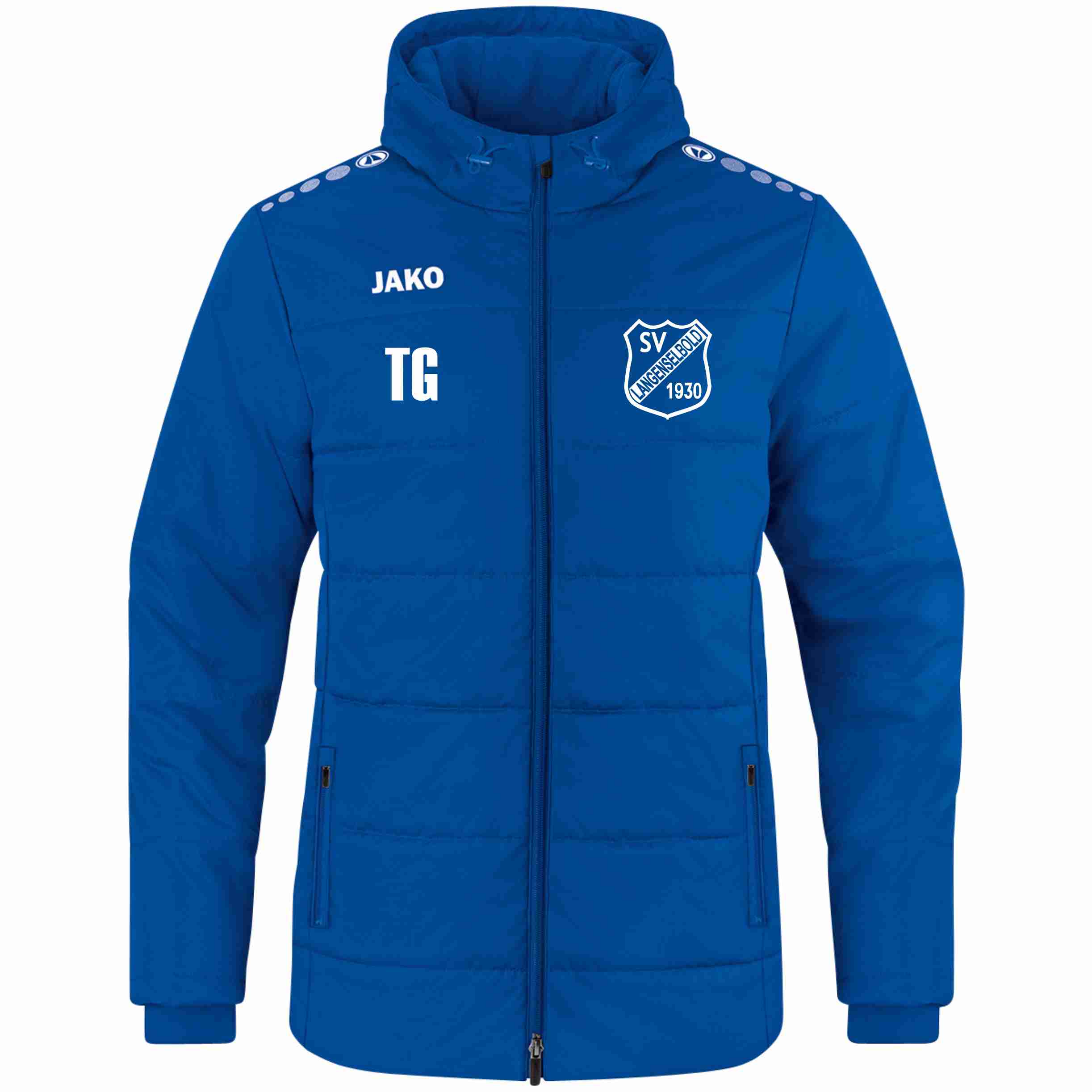 Coachjacke TEAM Kinder SV 1930 mit Kapuze royal