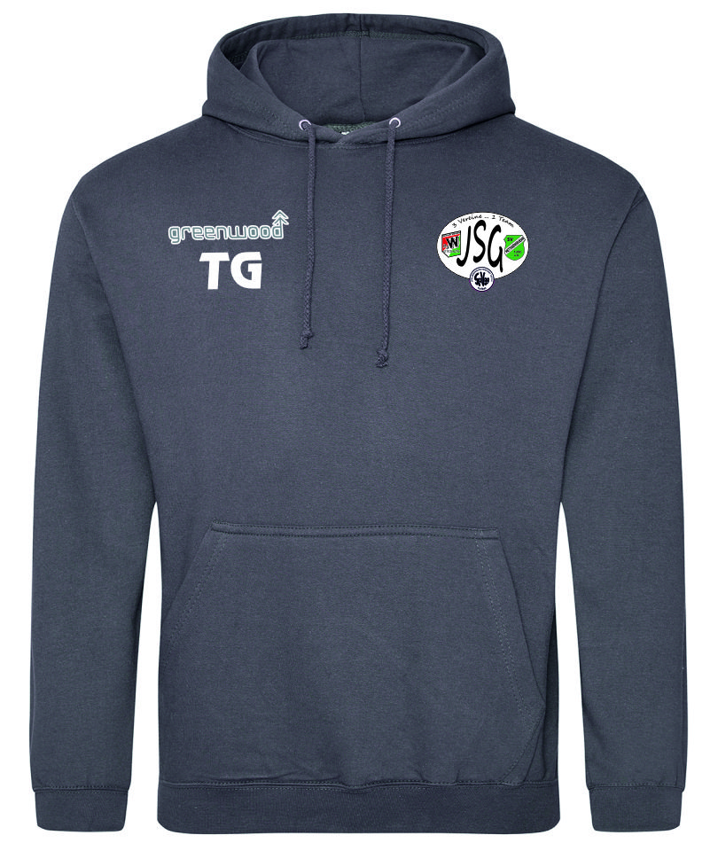 Kapuzensweat BASIC JSG Hain/Hett/Wall stahlgrau