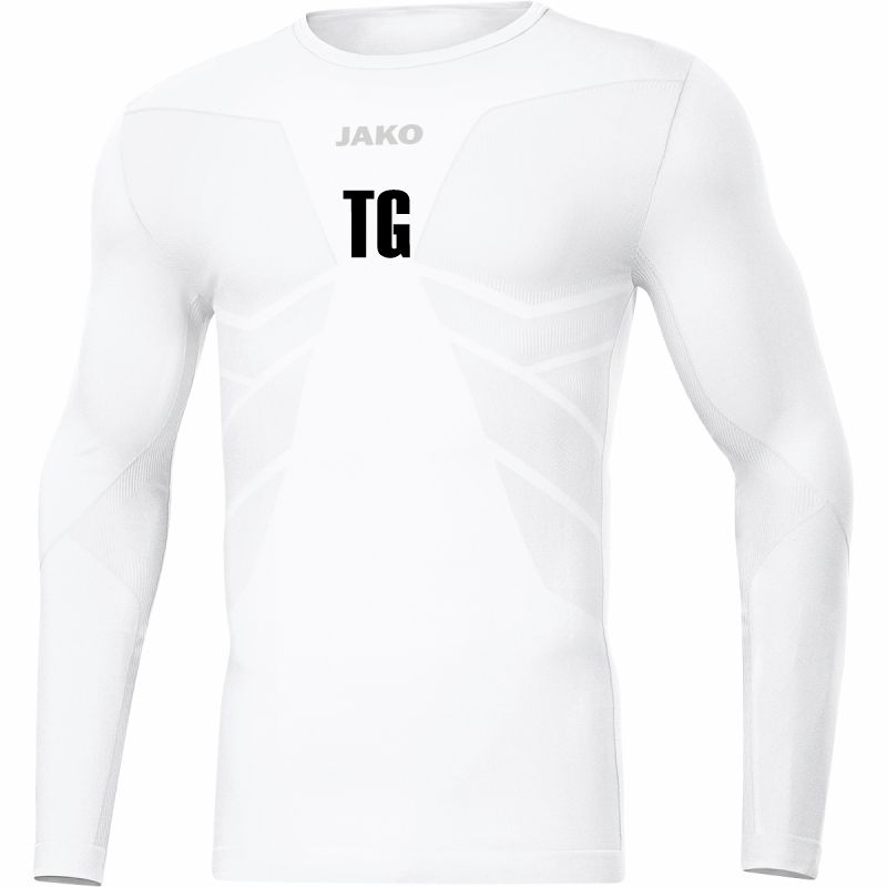 Longsleeve Comfort Bahnhöfer weiss