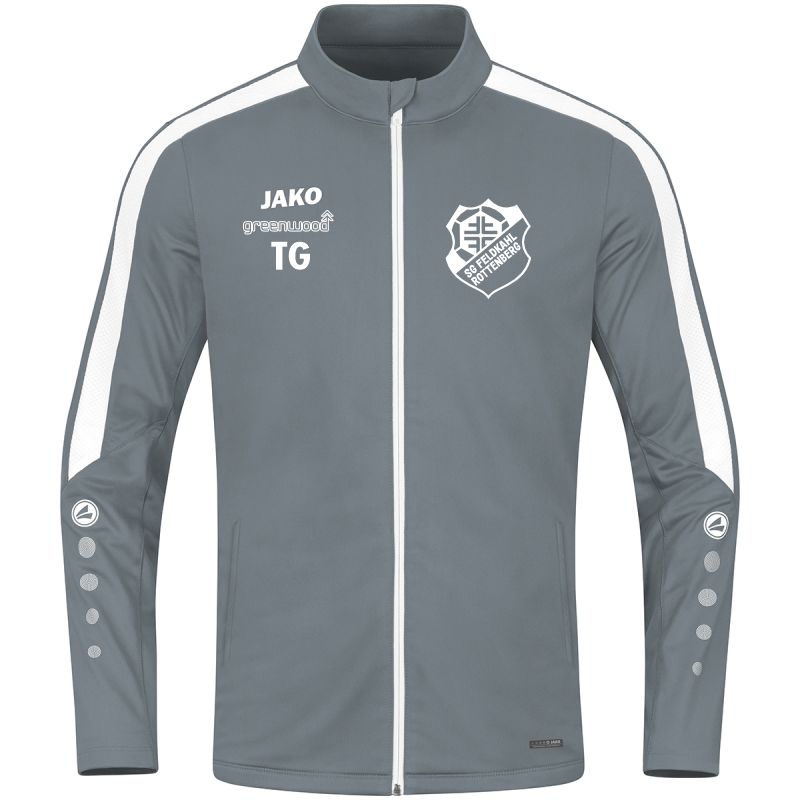 Polyesterjacke Kinder SG Feldkahl-Rottenberg steingrau 