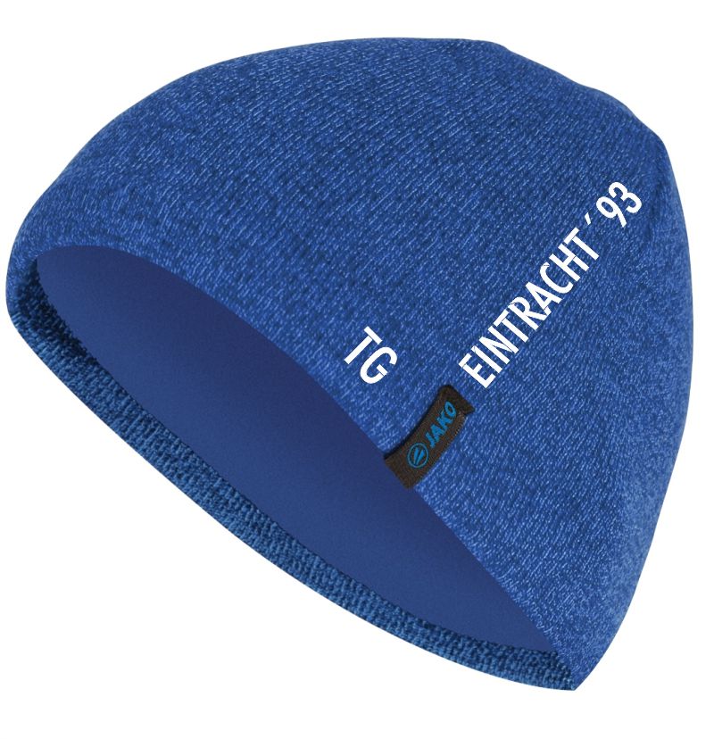 Strickmütze Eintracht93 royal meliert