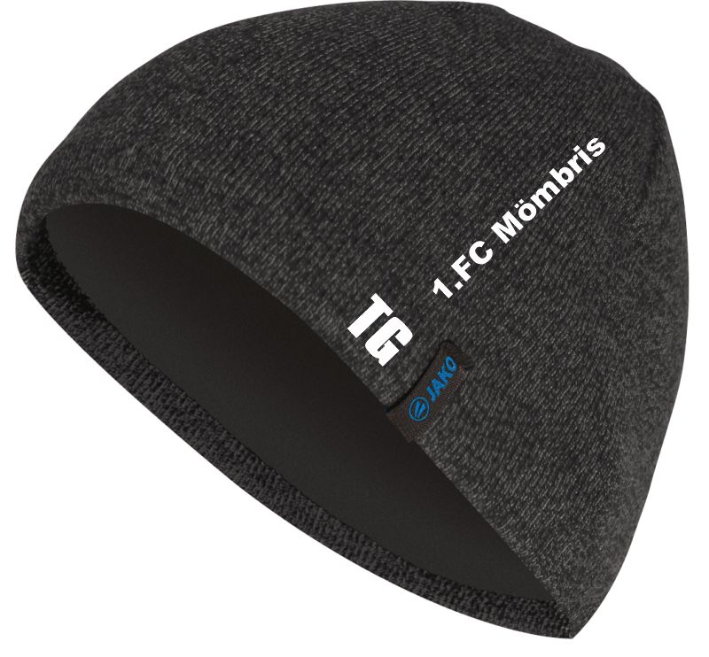 Strickmütze 1.FC Mömbris schwarz meliert