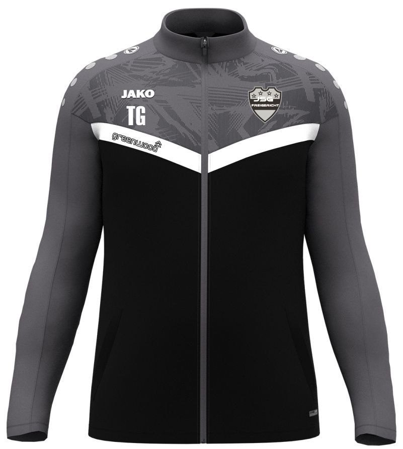 Polyesterjacke Iconic JSG Freigericht schwarz/anthrazit