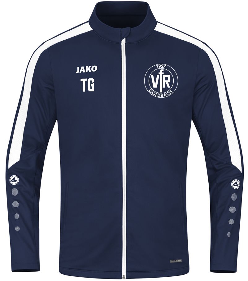 Polyesterjacke Power Kinder VfR Goldbach marine