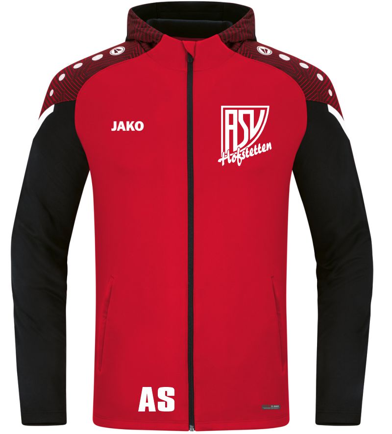 Kapuzenjacke ASV Hofstetten rot/schwarz