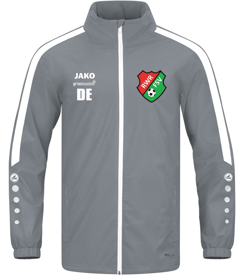 Regenjacke Kinder SG Mosbach-Radheim steingrau