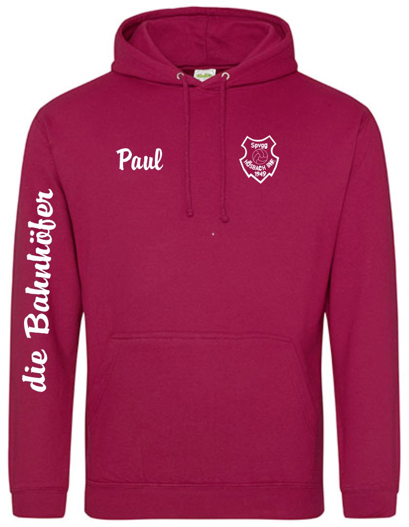Kapuzensweat Bahnhöfer Basic hot chilli peper