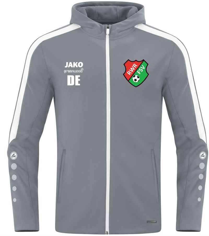 Kapuzenjacke Kinder SG Mosbach-Radheim steingrau