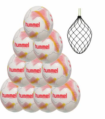 Hummel hmlPRECISION LIGHT 290g 10er Ballset WHITE/RED/YELLOW inkl. Ballnetz