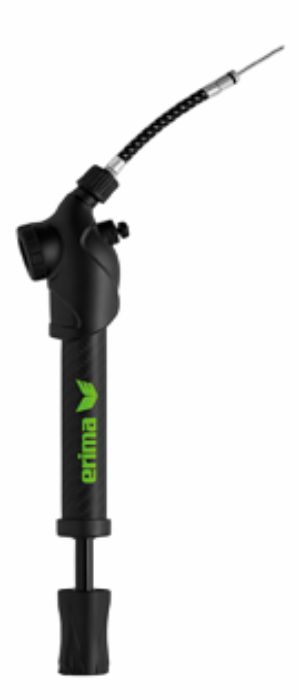 Erima Pumpe mit Luftdruckmesser schwarz/green gecko