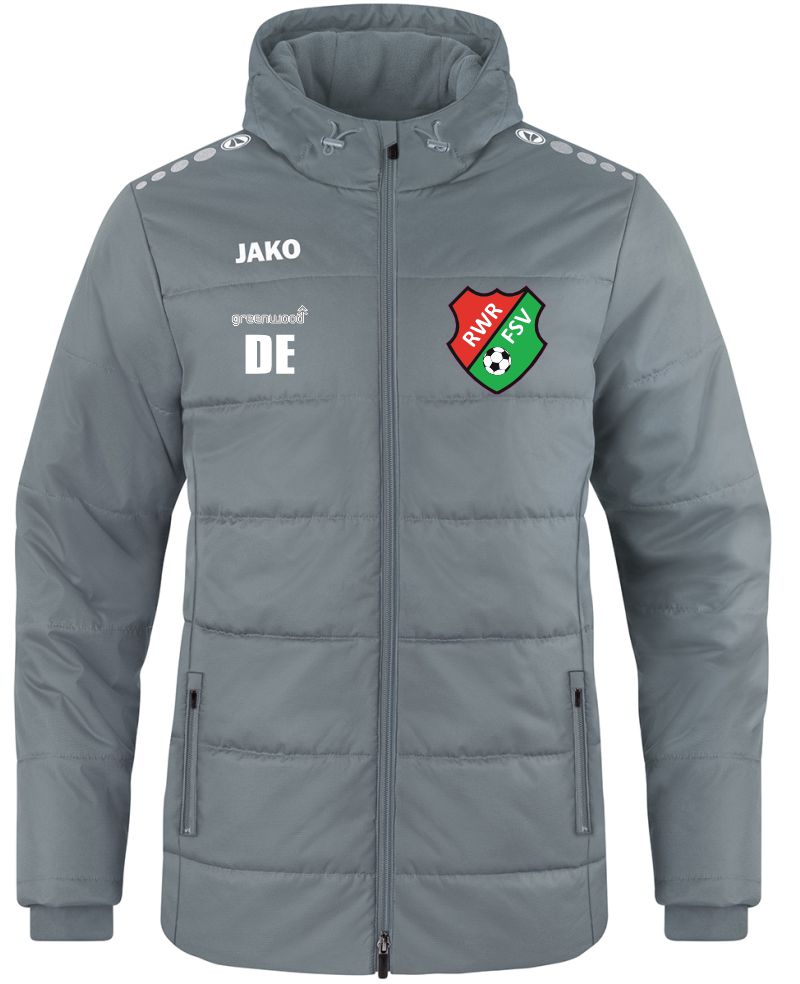 Coachjacke Kinder SG Mosbach-Radheim steingrau