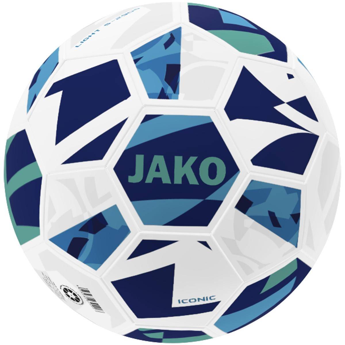 JAKO Lightball Iconic weiß/navy/mint, 290g