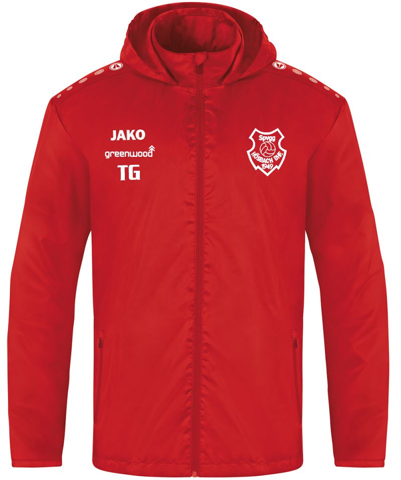 Bahnhöfer Allwetterjacke TEAM rot