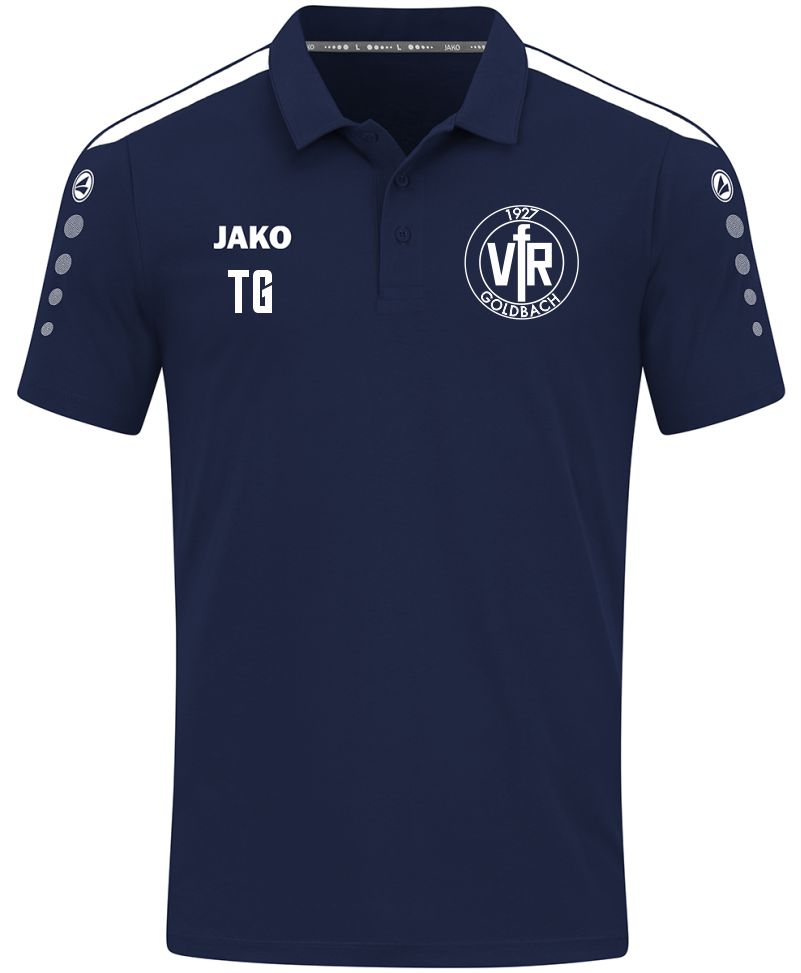 Poloshirt Power Kinder VfR Goldbach marine