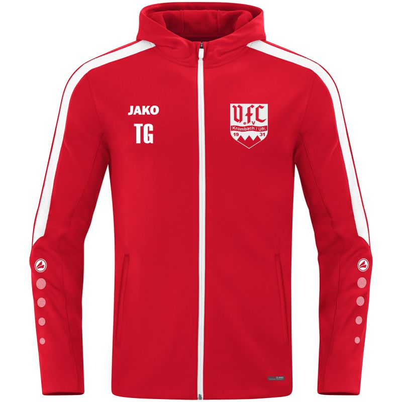 jako Kapuzenjacke Power Kinder VfL Krombach rot