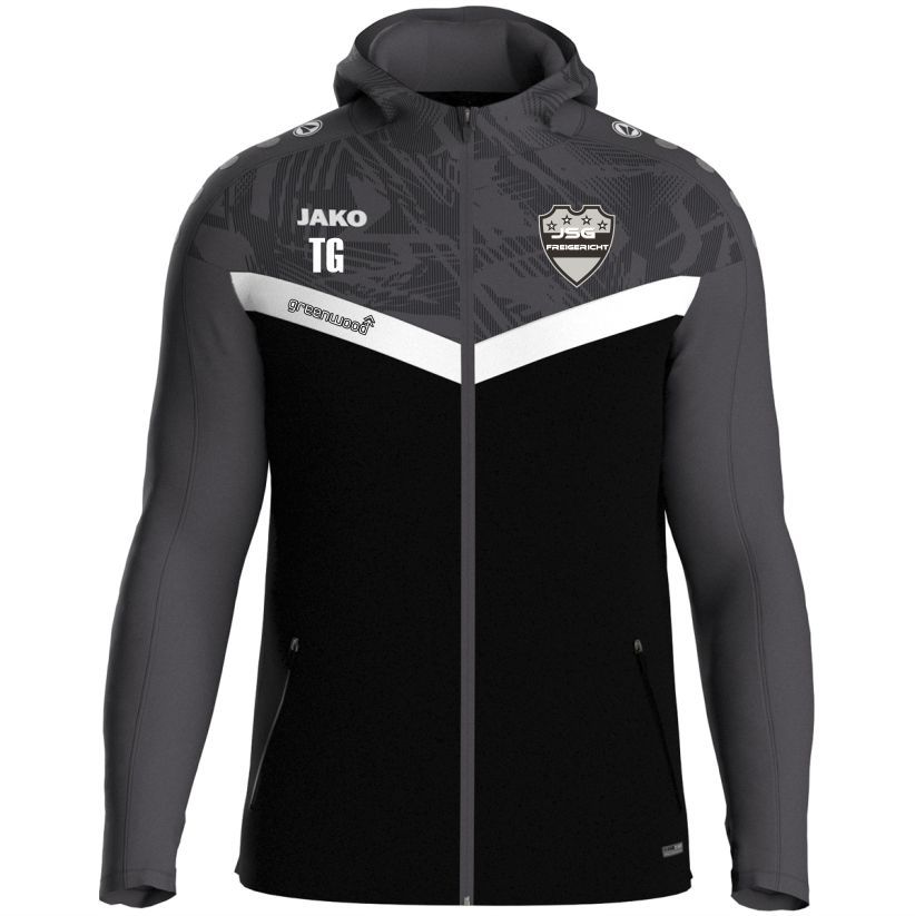 Kapuzenjacke Iconic JSG Freigericht schwarz/anthrazit