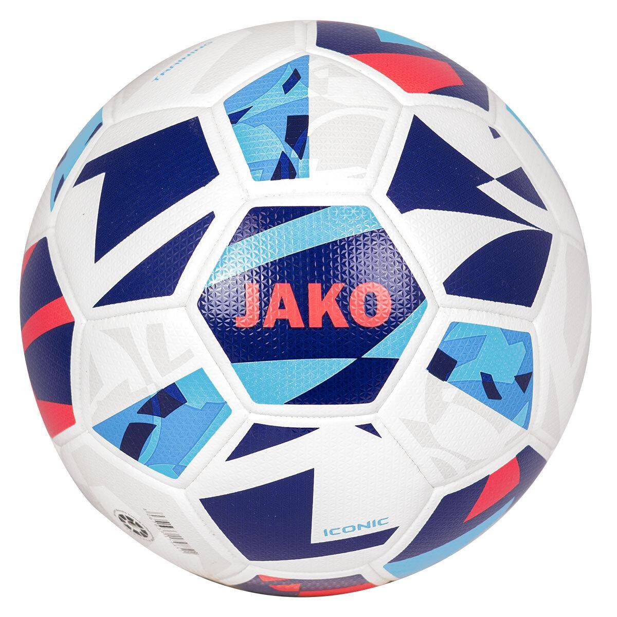 JAKO Trainingsball Iconic weiß/navy/coral