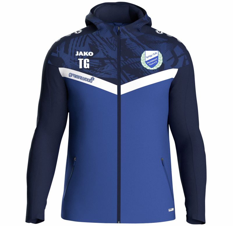 Kapuzenjacke Iconic Kinder SPVGG/DJK royal/marine