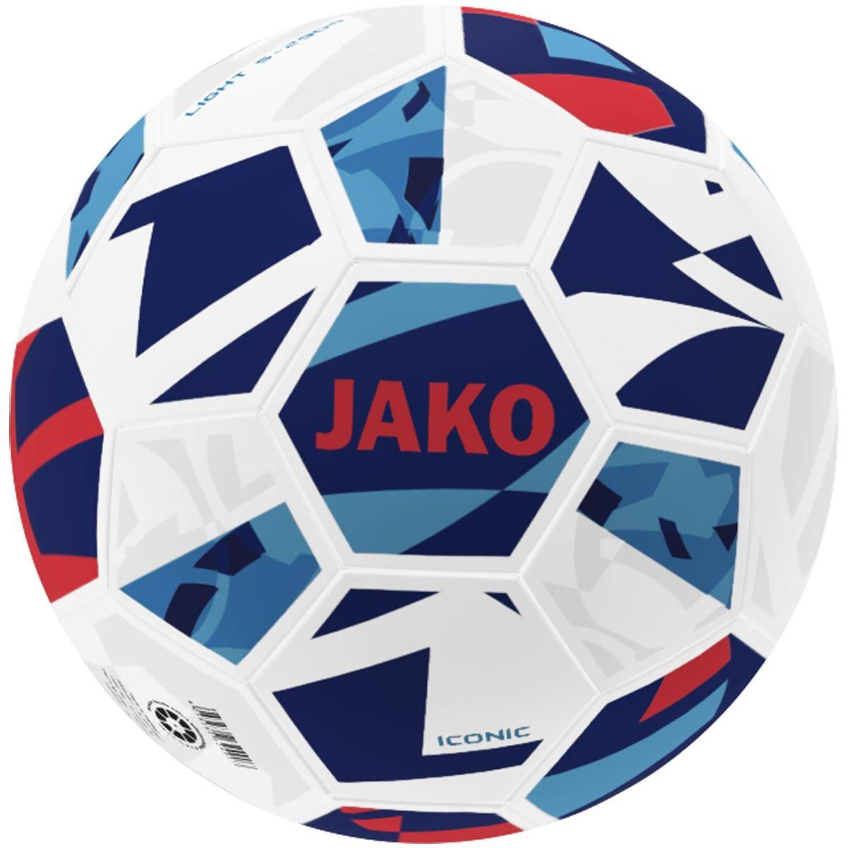 JAKO Lightball Iconic weiß/navy/rot, 290g