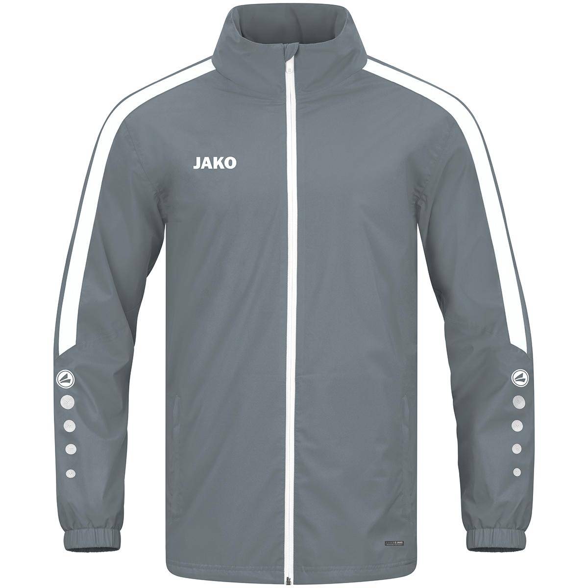 Jako Allwetterjacke Power Herren steingrau