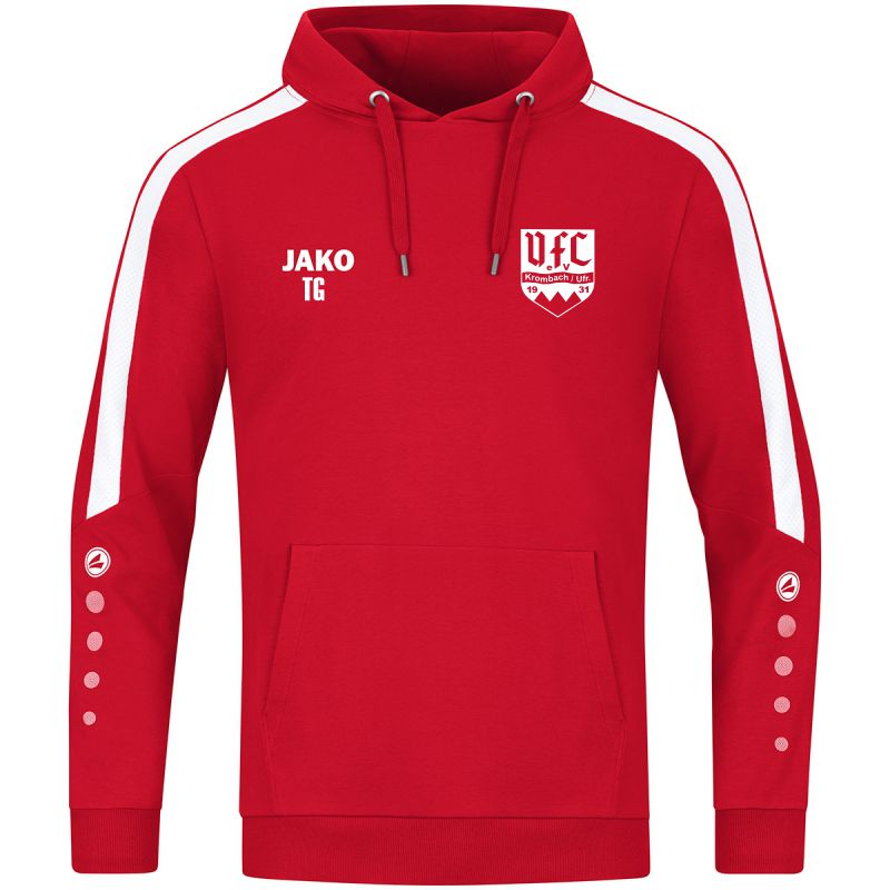 jako Kapuzensweat Power Kinder VfL Krombach rot